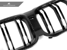 Load image into Gallery viewer, AutoTecknic Dry Carbon Dual-Slats Front Grille - G14/ G15/ G16 8-Series