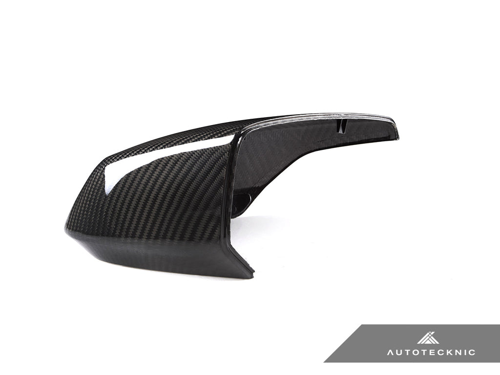 AutoTecknic Replacement Dry Carbon Mirror Covers - Chevrolet C8 Corvette