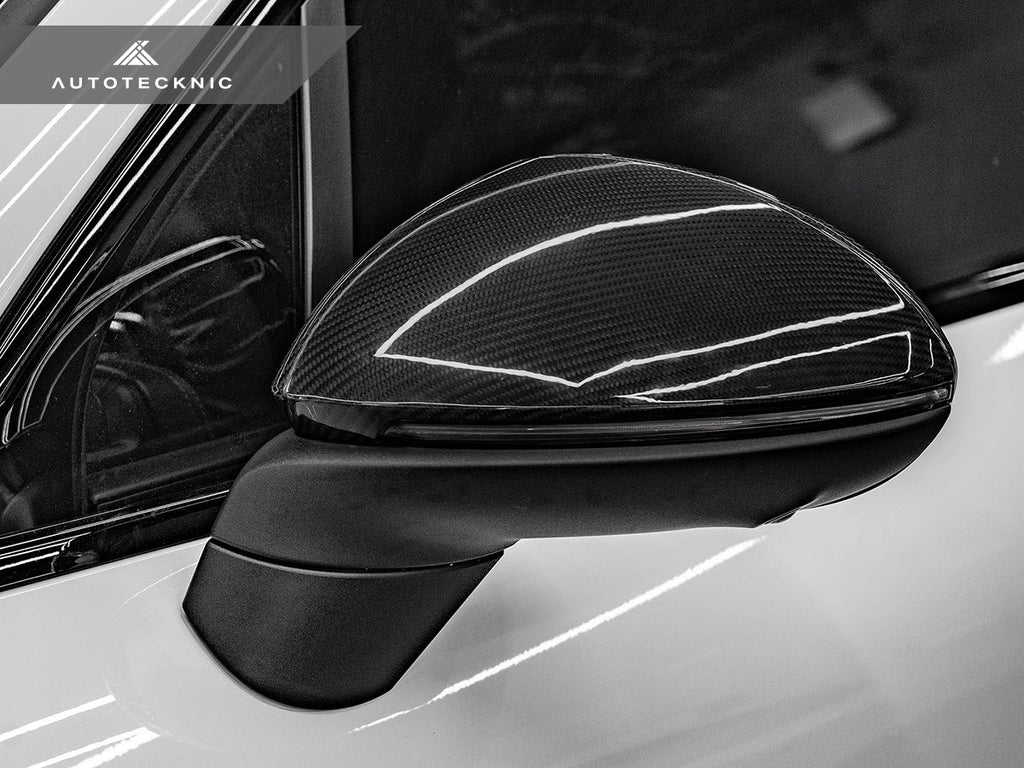 AutoTecknic Replacement Dry Carbon Mirror Covers - Porsche 9Y0 Cayenne