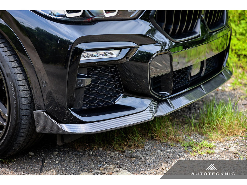 AutoTecknic Performance Dry Carbon Front Lip Set - G06 X6 M-Sport