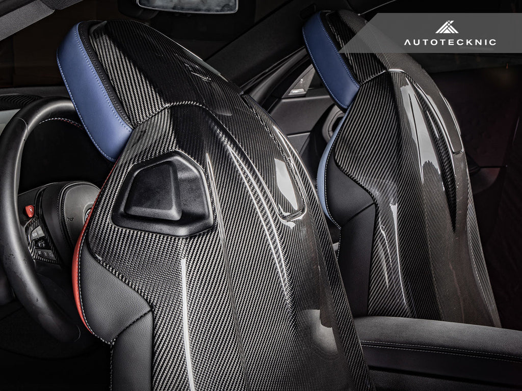 AutoTecknic Dry Carbon Full Seat Back Cover Set - G82/ G83 M4