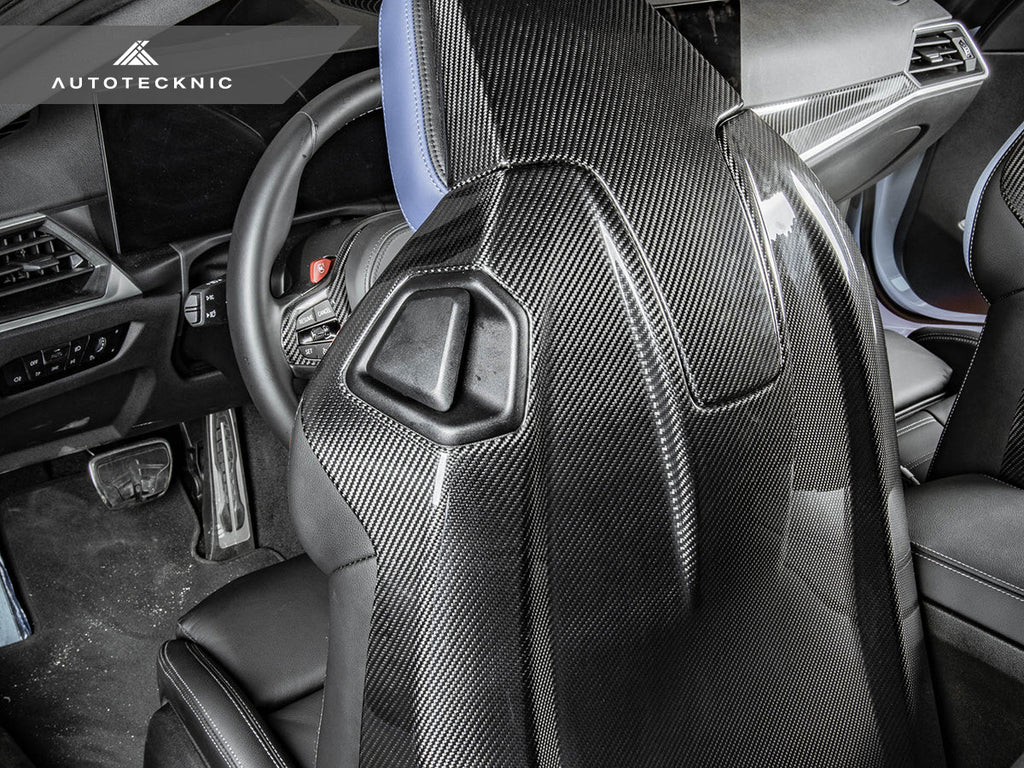 AutoTecknic Dry Carbon Full Seat Back Cover Set - G82/ G83 M4