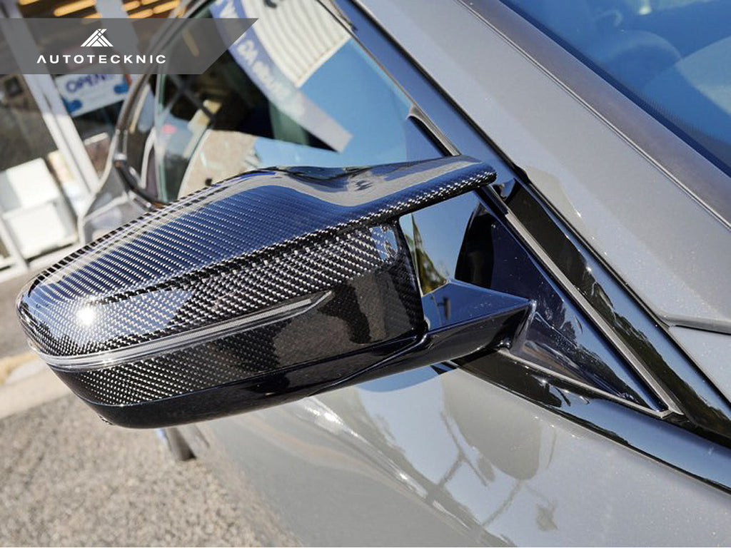 AutoTecknic G8X Style M-Inspired Version II Dry Carbon Mirror Covers - G20 3-Series | G22 4-Series