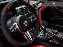 Load image into Gallery viewer, AutoTecknic Carbon Alcantara Shift Console Trim - F80 M3 | F82/ F83 M4