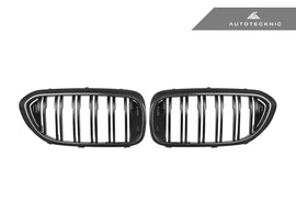 AutoTecknic Dual-Slats Carbon Fiber Front Grille Set - G30 5-Series