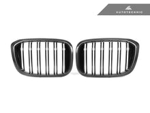Load image into Gallery viewer, AutoTecknic Dry Carbon Fiber Dual-Slats Front Grille Set - G01 X3 | G02 X4 Pre-LCI