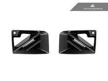 Load image into Gallery viewer, AutoTecknic Dry Carbon Corsa Front Air Inlet Trim Set - G87 M2