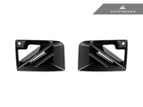 AutoTecknic Dry Carbon Corsa Front Air Inlet Trim Set - G87 M2