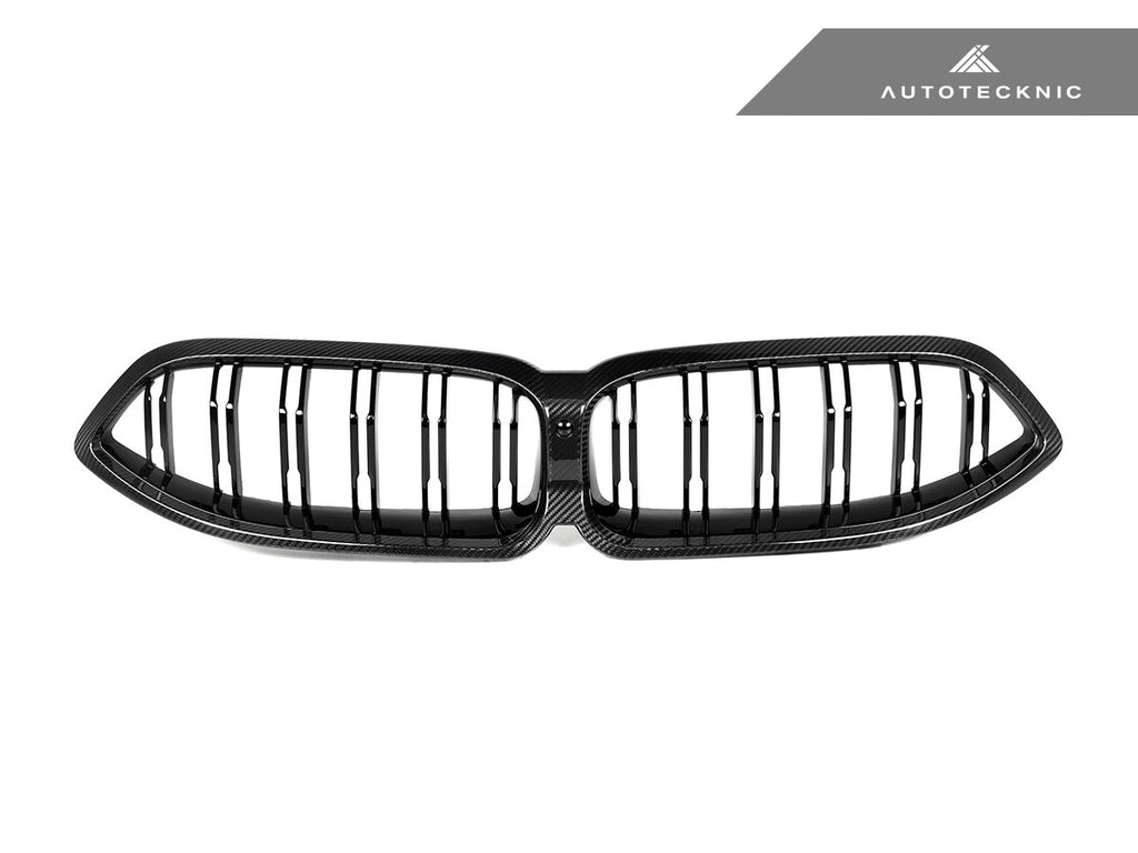AutoTecknic Dry Carbon Dual-Slats Front Grille - G14/ G15/ G16 8-Series