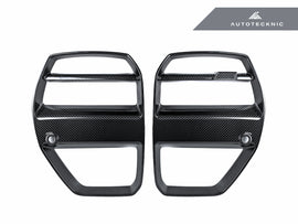 AutoTecknic Dry Carbon Motorsport V1 Front Grille Set - G80 M3 | G82/ G83 M4