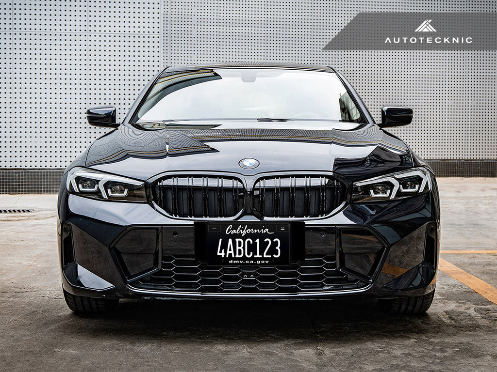 AutoTecknic Painted Glazing Black Dual-Slat Front Grille - G20 3-Series LCI