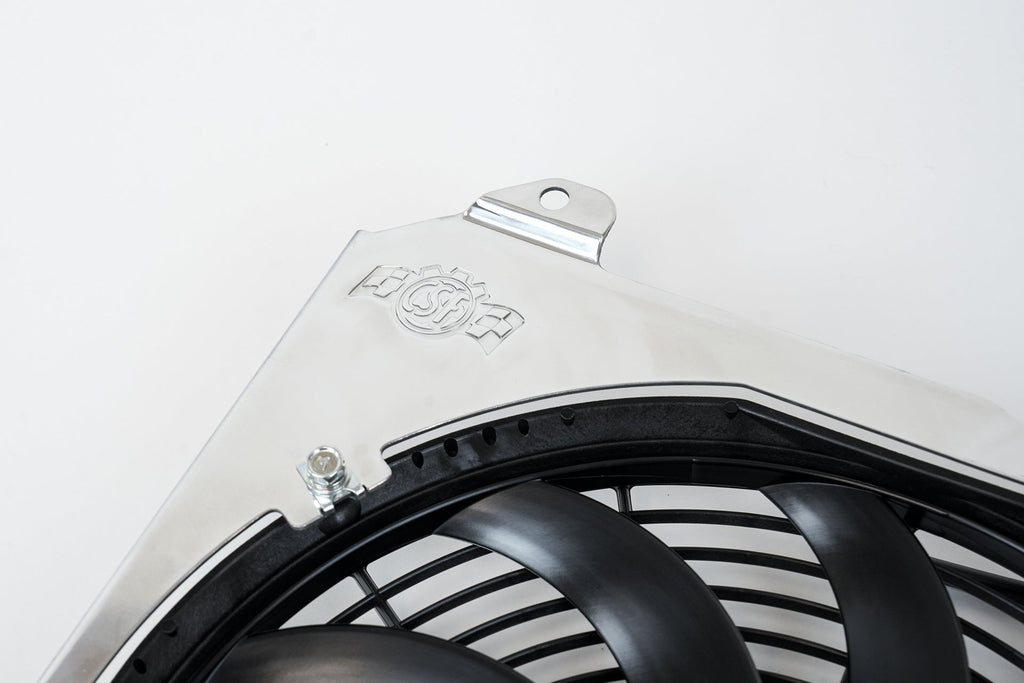 CSF #2858F 92-00 Civic All-Aluminum Fan Shroud w/ 12-inch SPAL Fan