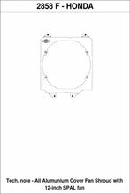 Load image into Gallery viewer, CSF #2858F 92-00 Civic All-Aluminum Fan Shroud w/ 12-inch SPAL Fan