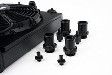 Load image into Gallery viewer, CSF #2858XB Universal Half Radiator - Evo 7/8/9 / 92-00 Civic - w/ SPAL Fan &amp; Shroud - Black