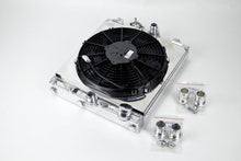 Load image into Gallery viewer, CSF #2858X Universal Half Radiator - Evo 7/8/9 / 92-00 Civic - w/ SPAL Fan &amp; Shroud