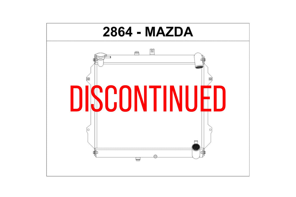 CSF #2864 CSF 2864 - 89-91 Mazda FC RX-7 Radiator (Discontinued)