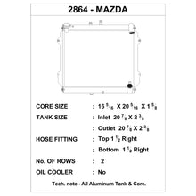 Load image into Gallery viewer, CSF #2864 CSF 2864 - 89-91 Mazda FC RX-7 Radiator (Discontinued)