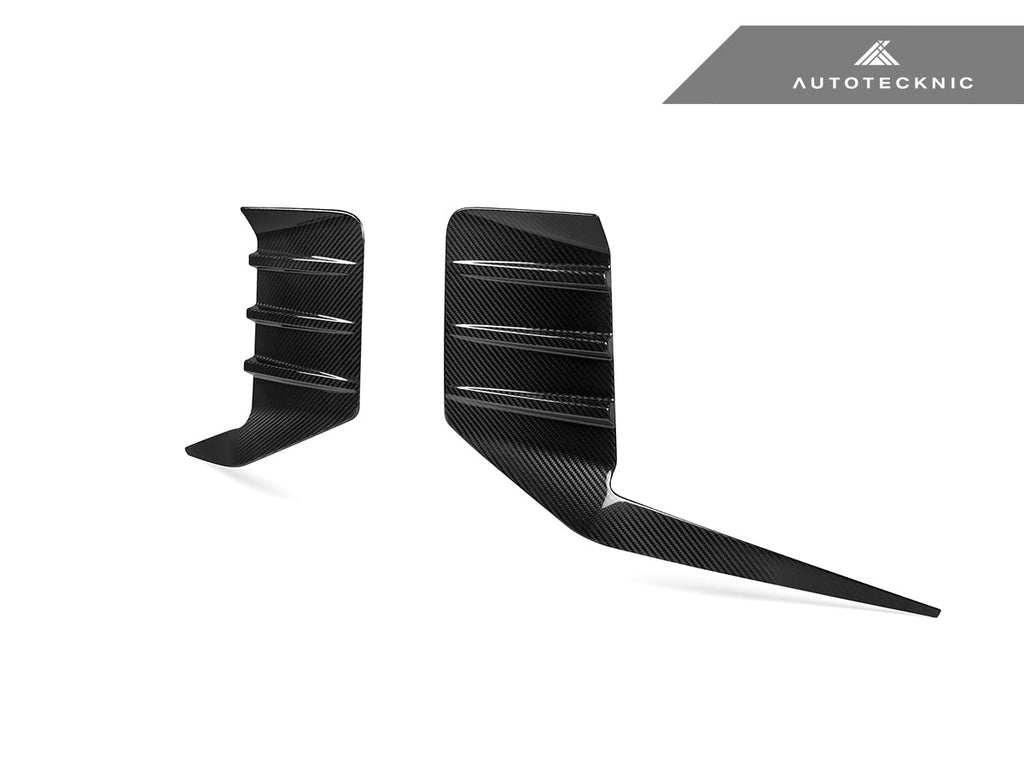 AutoTecknic Dry Carbon Rear Bumper Trim Set - G87 M2