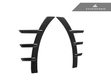 Load image into Gallery viewer, AutoTecknic Dry Carbon Front Fender Arch Trim Set - G87 M2