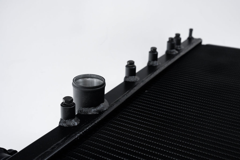 CSF #3076B 02-07 Subaru Impreza WRX/STI All-Aluminum Radiator - w/ filler neck - Black