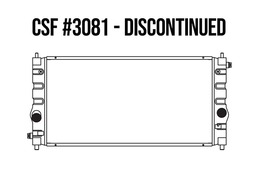 CSF #3081 CSF 3081 - Toyota MR2 Spyder Radiator (Discontinued)