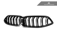 Load image into Gallery viewer, AutoTecknic Dry Carbon Dual-Slats Front Grille - G14/ G15/ G16 8-Series