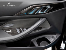 Load image into Gallery viewer, AutoTecknic Dry Carbon Interior Door Handle Trim Set - G22 4-Series