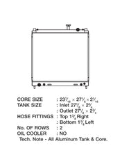 Load image into Gallery viewer, CSF #3328 04-14 Nissan Titan / 05-14 Armada / 04-13 Infiniti QX56 All-Aluminum Radiator