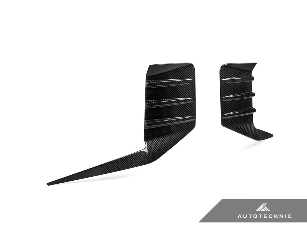 AutoTecknic Dry Carbon Rear Bumper Trim Set - G87 M2