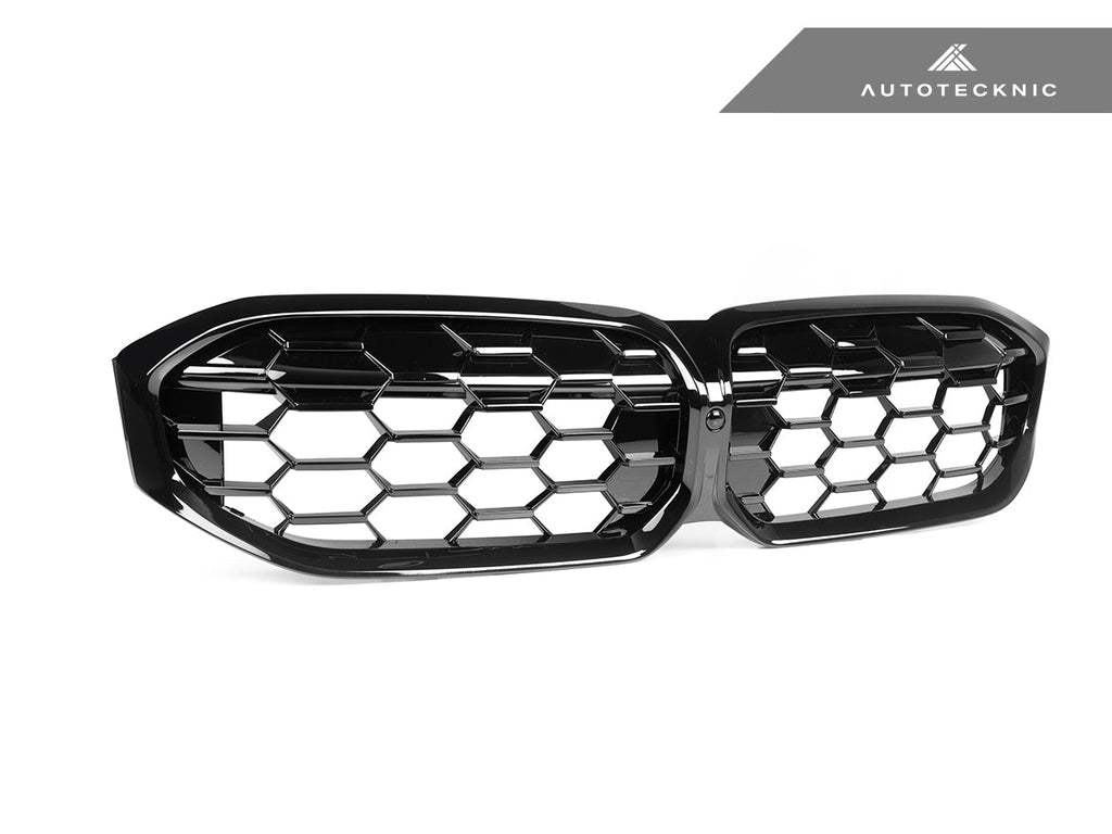 AutoTecknic Painted Black Honeycomb Front Grille - G20 3-Series LCI