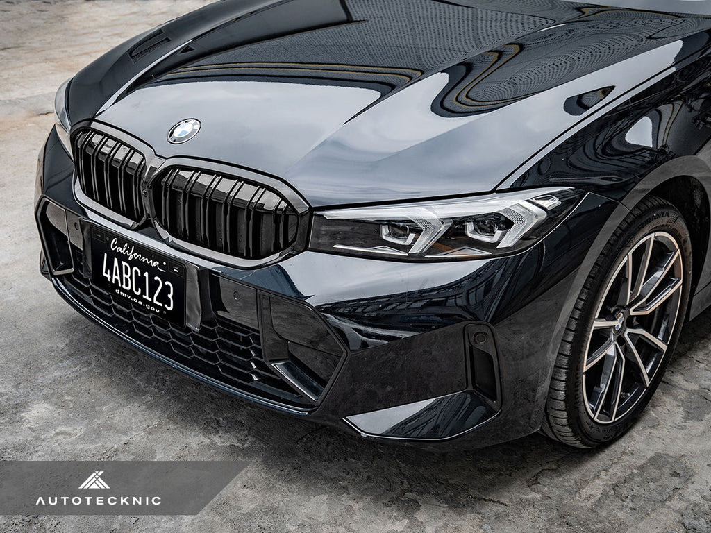 AutoTecknic Painted Glazing Black Dual-Slat Front Grille - G20 3-Series LCI