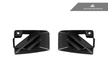 Load image into Gallery viewer, AutoTecknic Dry Carbon Corsa Front Air Inlet Trim Set - G87 M2