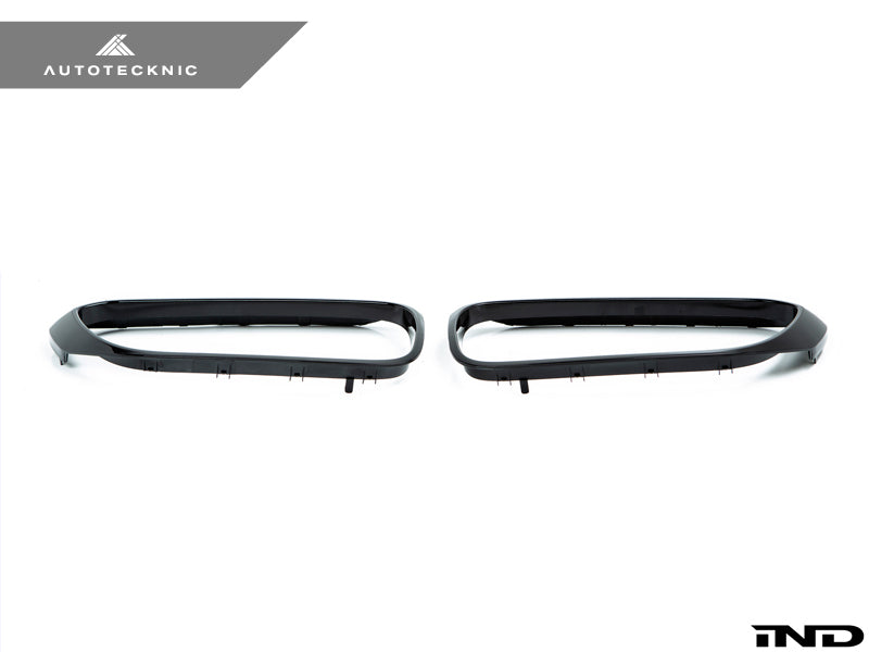 AutoTecknic Glazing Black Front Grille Surround Set - F90 M5