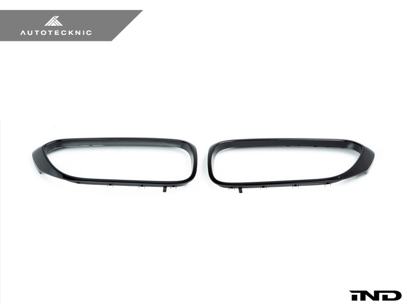 AutoTecknic Glazing Black Front Grille Surround Set - F90 M5