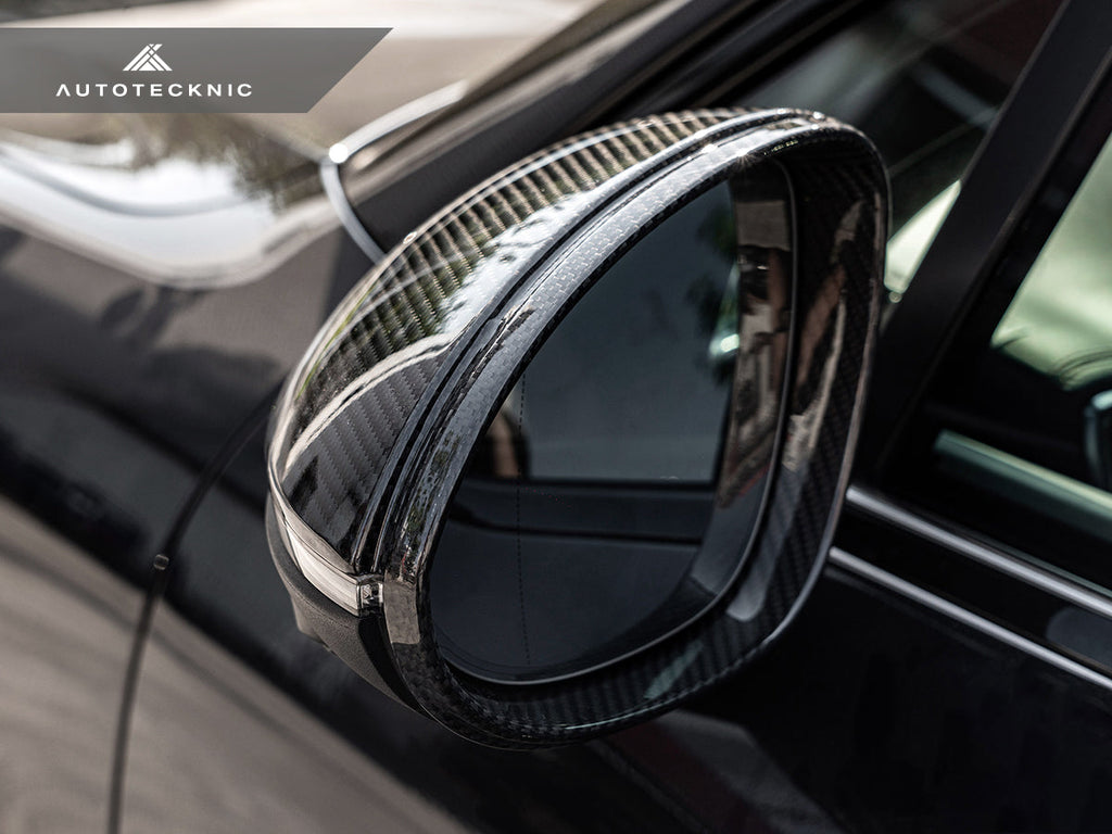 AutoTecknic Replacement Dry Carbon Mirror Covers - Porsche 9Y0 Cayenne