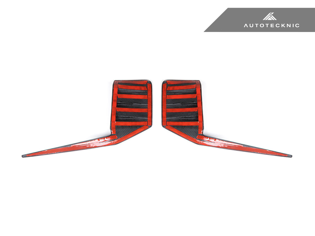 AutoTecknic Dry Carbon Rear Bumper Trim Set - G87 M2