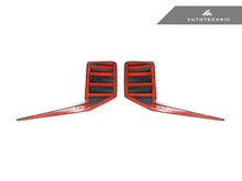 Load image into Gallery viewer, AutoTecknic Dry Carbon Rear Bumper Trim Set - G87 M2