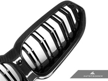 Load image into Gallery viewer, AutoTecknic Dry Carbon Dual-Slats Front Grille - G14/ G15/ G16 8-Series