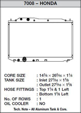 Load image into Gallery viewer, CSF #7008 CSF 7008 - 06-11 Honda Civic Radiator (Discontinued)
