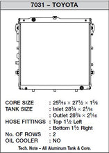 Load image into Gallery viewer, CSF #7031 07-21 Toyota Tundra V8 (AT &amp; MT) / 08-22 Sequoia All-Aluminum Radiator