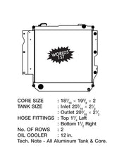 Load image into Gallery viewer, CSF #7035 05-06 Jeep Wrangler Heavy Duty (AT &amp; MT) High-Performance All-Aluminum Radiator