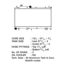 Load image into Gallery viewer, CSF #7042 CSF 7042 - 08-14 Subaru WRX/STI Race-Spec Radiator (Superseded 7095)