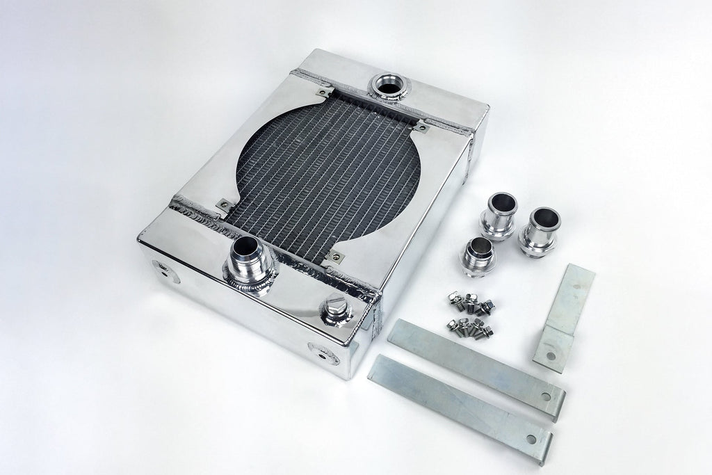 CSF #7065 The KING Cooler - Ultimate Drag Race Radiator w/ SPAL Fan & Mounting Kit