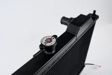 Load image into Gallery viewer, CSF #7075B Mitsubishi Evo 7/8/9 Full Size Slim Radiator w/ 12in SPAL Fan - Black