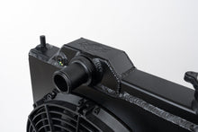 Load image into Gallery viewer, CSF #7075B Mitsubishi Evo 7/8/9 Full Size Slim Radiator w/ 12in SPAL Fan - Black