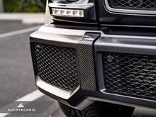 Load image into Gallery viewer, AutoTecknic Carbon Fiber Front Bumper Bull Bar Cover - Mercedes-Benz W463 G-Class