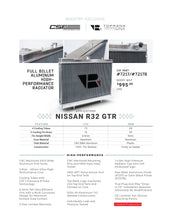 Load image into Gallery viewer, CSF #7217 R32 Skyline GT-R/GTS Full Billet Aluminum Radiator (Discontinued)