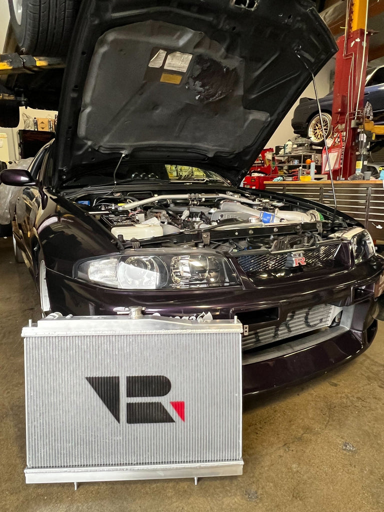 CSF #7219 R33 Skyline GT-R/GTS & R34 GT-T Full Billet Aluminum Radiator (Discontinued)