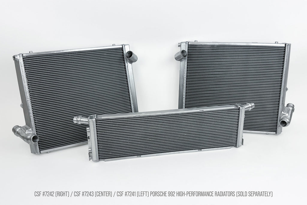 CSF #7243 Porsche 992 911 High-Performance All-Aluminum Radiator (Center)