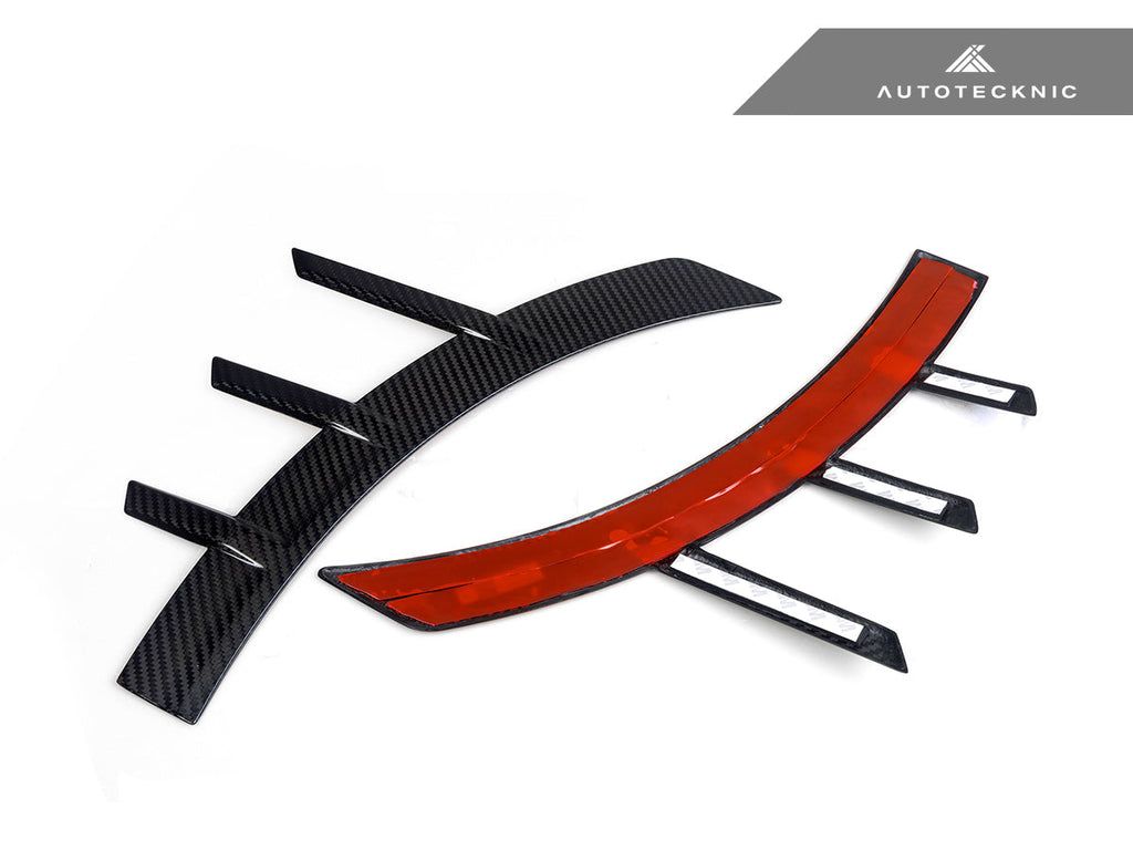 AutoTecknic Dry Carbon Front Fender Arch Trim Set - G87 M2